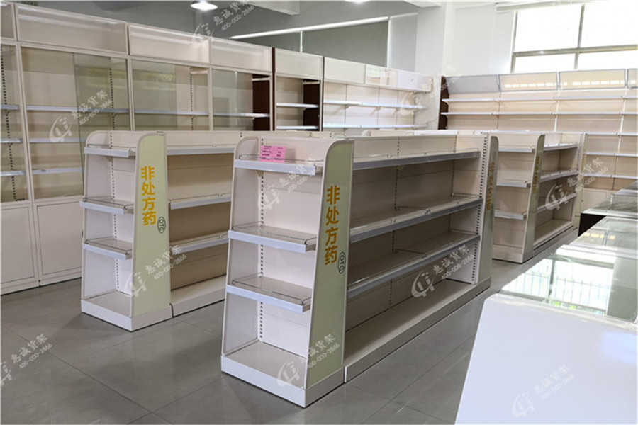 西藥店貨架展示圖片