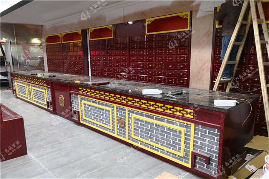 中藥柜，中藥店貨架，實木中藥柜
