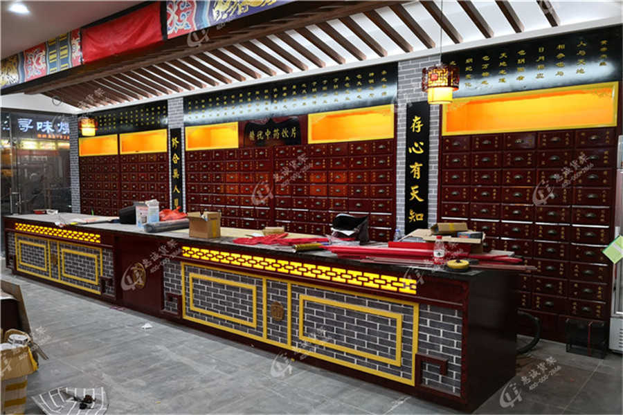 中藥柜，中藥店貨架，實木中藥柜