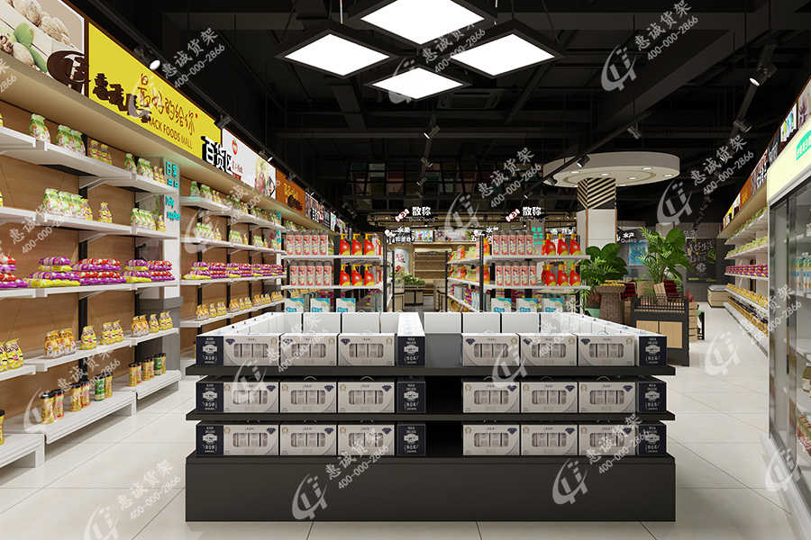 便利店貨架布局，便利店貨架擺放原理