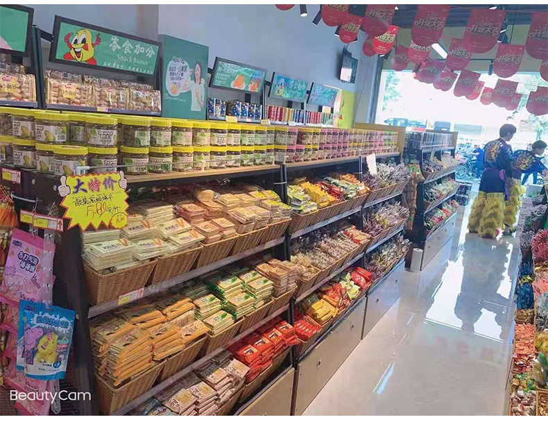 精品鋼木零食貨柜圖片1-15